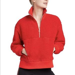 Joy Lab Valentine Red Sherpa Jacket M NWT